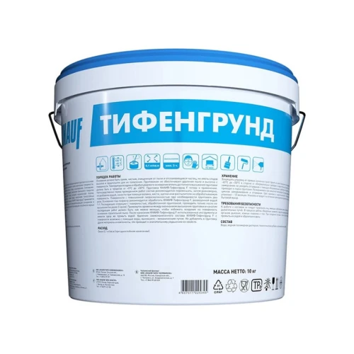 Грунтовка глубокого проникновения Knauf Tiefengrund универсальная, 10 кг