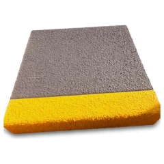 Противоскользящая накладка на ступень 1000x300x50 мм, композит, цветная, 3 или 4 жёлтых края