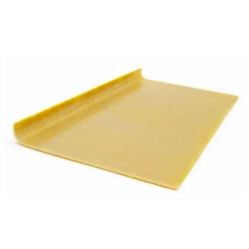 Противоскользящая накладка на ступень 2000x230x30 мм, композит, цвет стандарт с жёлтым краем