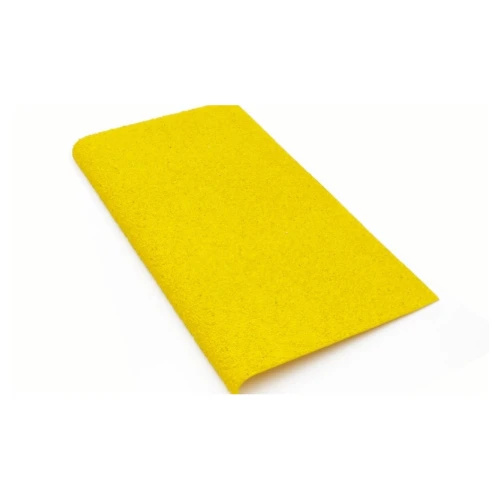 Противоскользящая накладка на ступень 3000x230x30 мм, композит, цвет стандарт с жёлтым краем