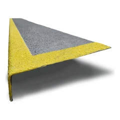 Противоскользящая накладка на ступень 2000x300x50 мм, композит, цветная, 3 или 4 жёлтых края