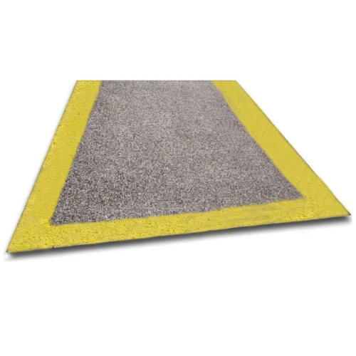 Противоскользящий лист 1500х1000 мм, композит, цвет стандарт, 3 или 4 жёлтых края