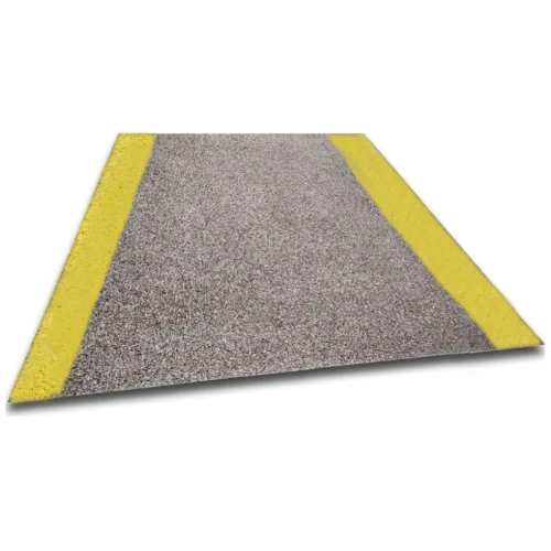 Противоскользящий лист 2000х1500 мм, композит, цвет стандарт, 2 жёлтых края