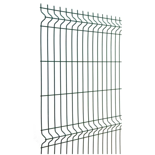 Панель ограждения 3D 1,53х2,5 м RAL 6005 (диаметр прутка 5 мм) оцинкованная, покрытие полимер