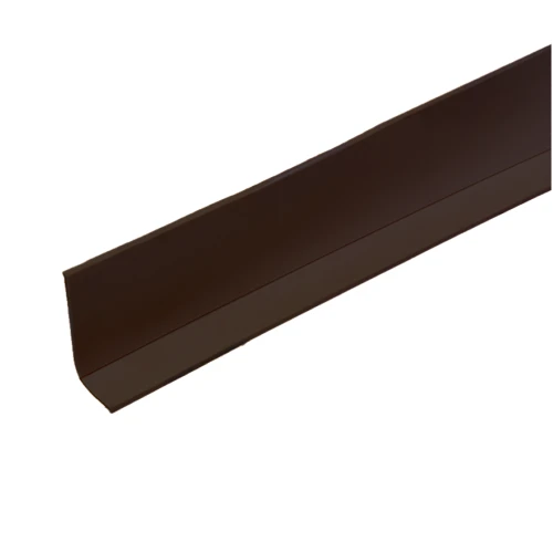 Гибкий плинтус без клея 65 мм тёмно-коричневый, 6м
