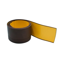 Гибкий плинтус без клея 65 мм тёмно-коричневый, 12,5м