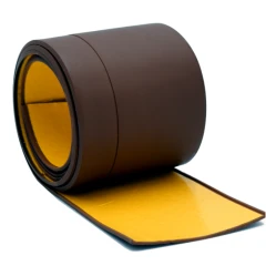 Гибкий плинтус без клея 65 мм тёмно-коричневый, 3м