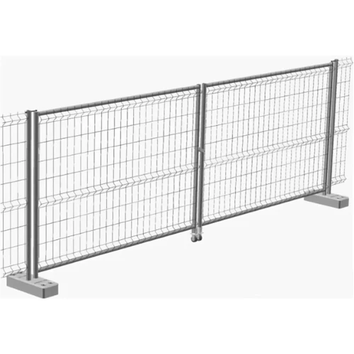 Ворота временного ограждения без замка, 1950х5000 м