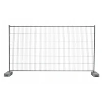 Секция временного ограждения в рамке оцинкованная 1,95*3,45 м, диаметр прутка 3.3 мм