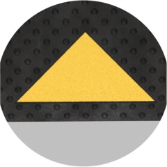 Лежачий полицейский ИДН-500-1 основной элемент с треугольным светоотражателем, композит