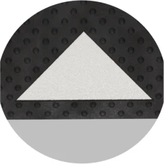 Лежачий полицейский ИДН-500-1 основной элемент с треугольным светоотражателем, композит