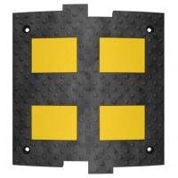 Лежачий полицейский ИДН-500-1 основной элемент с прямоугольным светоотражателем, композит