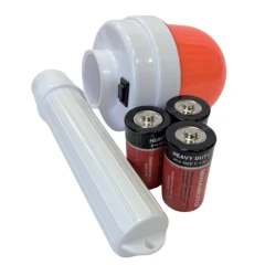 Фонарь сигнальный ФС-4У с батарейками (универсальный с фотоэлементом) тонкая ручка