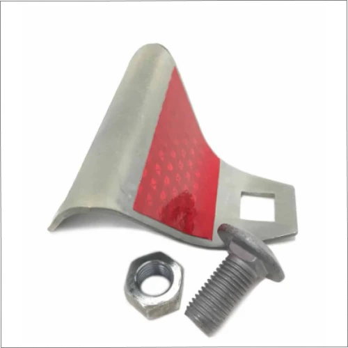 Катафот (светоотражатель) дорожный КД-5 металл оцинковка 3 мм Гост Р 50971-2011