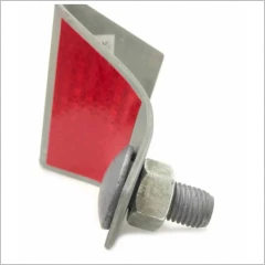 Катафот (светоотражатель) дорожный КД-5 металл оцинковка 3 мм Гост Р 50971-2011