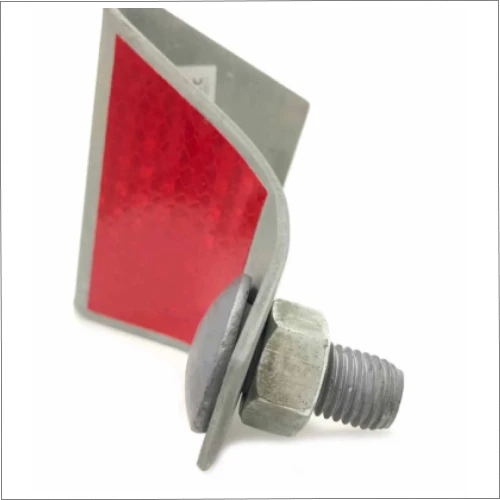 Катафот (светоотражатель) дорожный КД-5 металл оцинковка 3 мм Гост Р 50971-2011