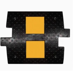 Лежачий полицейский ИДН 500-1 средний элемент с кабель-каналом, резина