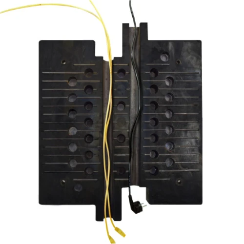 Лежачий полицейский ИДН 500-1 средний элемент с кабель-каналом, резина