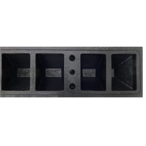 Колесоотбойник резиновый цельный КР-2,0 Т 2000х150х100 мм