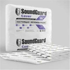 Звукоизоляционный мат SoundGuard Cover 5000х1500х15 мм (7,5 м2 в уп)