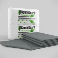 Звукоизоляционный мат SoundGuard Cover Base 5000х1500х10 мм (7,5 м2 в уп)