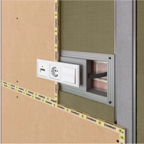 Звукоизоляционный подрозетник 3-секционный SoundGuard S-BOX 3, 263х115х36 мм