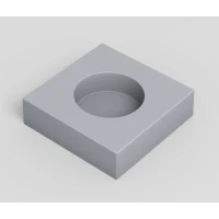 Звукоизоляционный подрозетник 1-секционный SoundGuard S-BOX 1, 115х115х36 мм