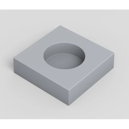 Звукоизоляционный подрозетник 1-секционный SoundGuard S-BOX 1, 115х115х36 мм