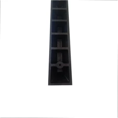 Колесоотбойник резиновый цельный КР-1,83 белый светоотражатель (Т) 1830х150х100 мм