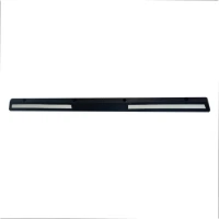 Колесоотбойник резиновый цельный КР-2,0 белый светоотражатель (Т) 2000х150х100 мм