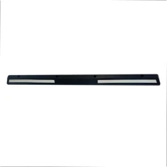 Колесоотбойник резиновый цельный КР-2,0 белый светоотражатель (Т) 2000х150х100 мм