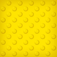 Тактильная плитка из ПВХ 300х300х1,2 мм, шахматные конусы