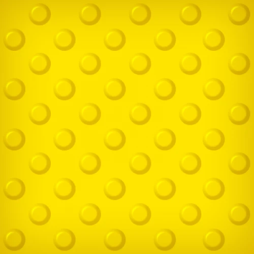 Тактильная плитка из ПВХ 300х300х1,2 мм, шахматные конусы