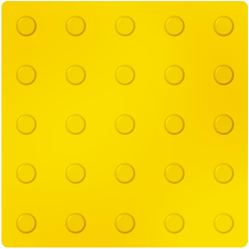 Тактильная плитка из ПУ 300х300х1,2 мм, линейные конусы