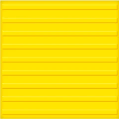 Тактильная плитка из ПУ 500х500х1,5 мм, полосы