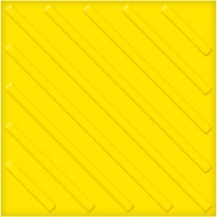 Тактильная плитка из ПВХ 500х500х1,5 мм, диагонали