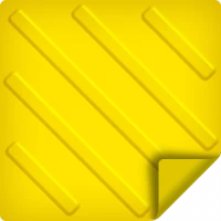 Тактильная плитка из ПУ 300х300х2 мм, диагонали, самоклеящаяся основа