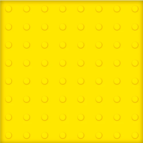 Тактильная плитка из ПУ 500х500х1,5 мм, линейные конусы