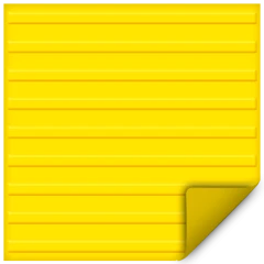 Тактильная плитка из ПУ 500х500х2 мм, линейные конусы, самоклеящаяся основа