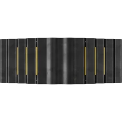 Кабель-канал МШ-2-20 (мостик рукавный, 2 канала: 94х106 мм), резина