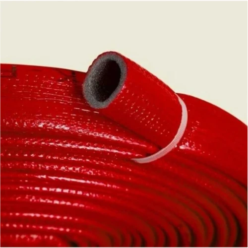 Трубка K-FLEX теплоизоляционная для труб PE COMPACT в красной оболочке 28/4 бухта 10м