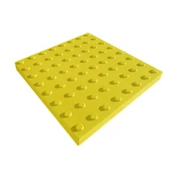 Бетонная тактильная плитка Линейный конус 500x500x60 мм