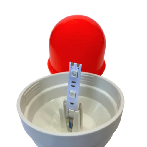 Фонарь сигнальный ФС-12 красный на светодиодной ленте