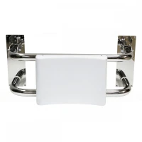 Опора для спины откидная с фиксаторами, нерж.сталь 712х300х286 мм