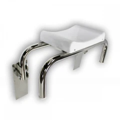 Опора для спины откидная с фиксаторами, нерж.сталь 712х300х286 мм