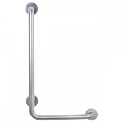 Поручень настенный угловой 500х500х90 мм, нерж.сталь AISI 304