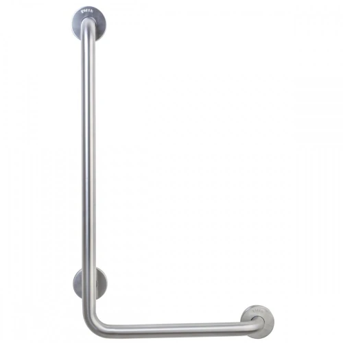 Поручень настенный угловой 500х500х90 мм, нерж.сталь AISI 304