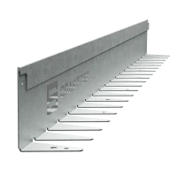 Бордюр Сплиттер DV прямой из оцинкованной стали, длина 1,2 м, высота 200 мм, толщина 3 мм