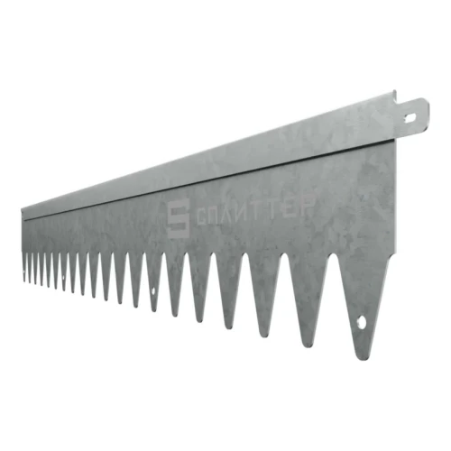 Бордюр Сплиттер DV прямой из оцинкованной стали, длина 1,2 м, высота 200 мм, толщина 3 мм