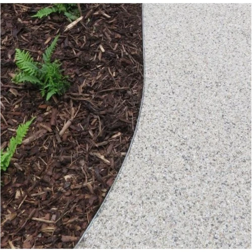 Бордюр Сплиттер DV прямой из оцинкованной стали, длина 1,2 м, высота 200 мм, толщина 3 мм